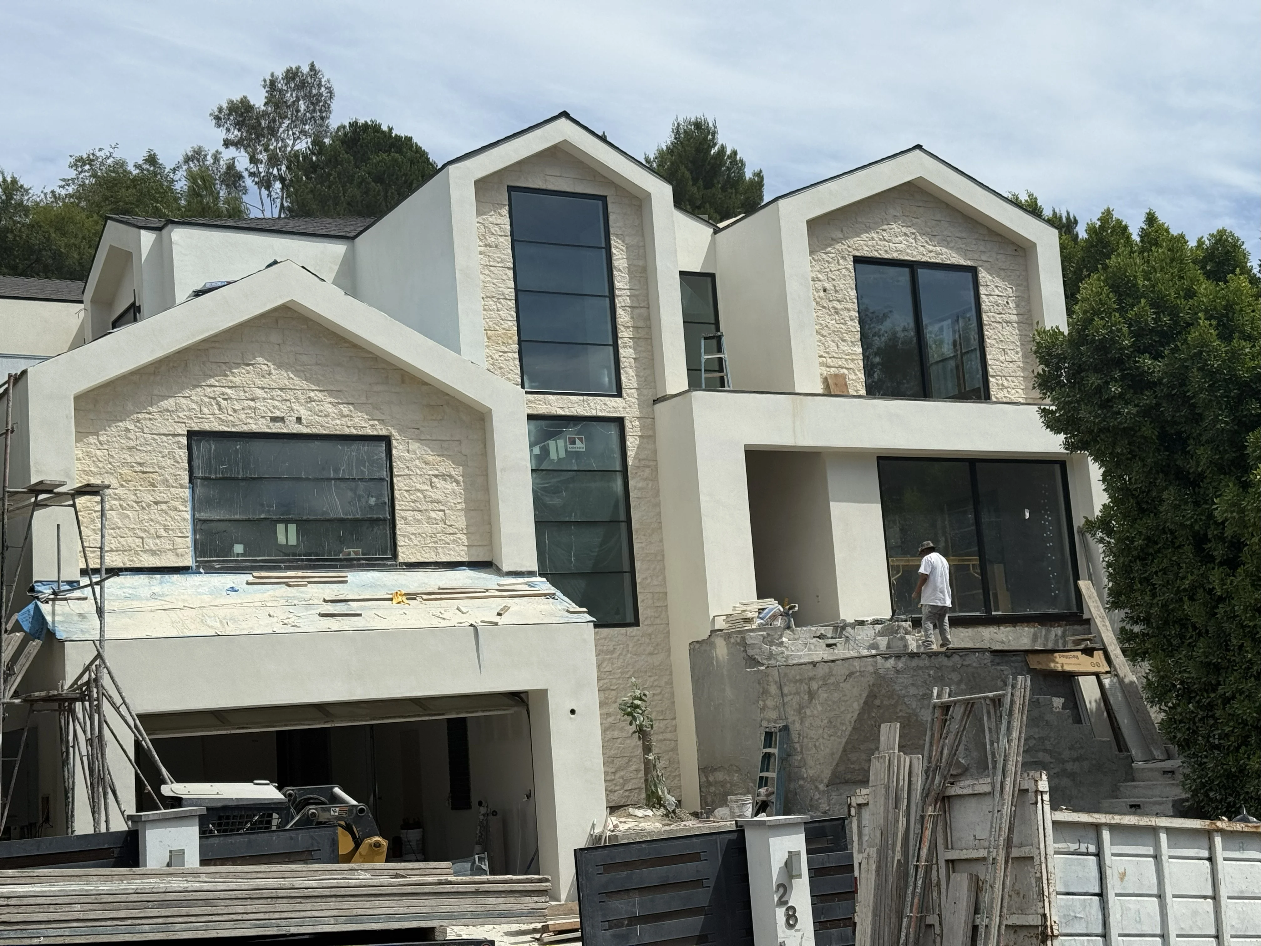 Deep Canyon exterior dusk view