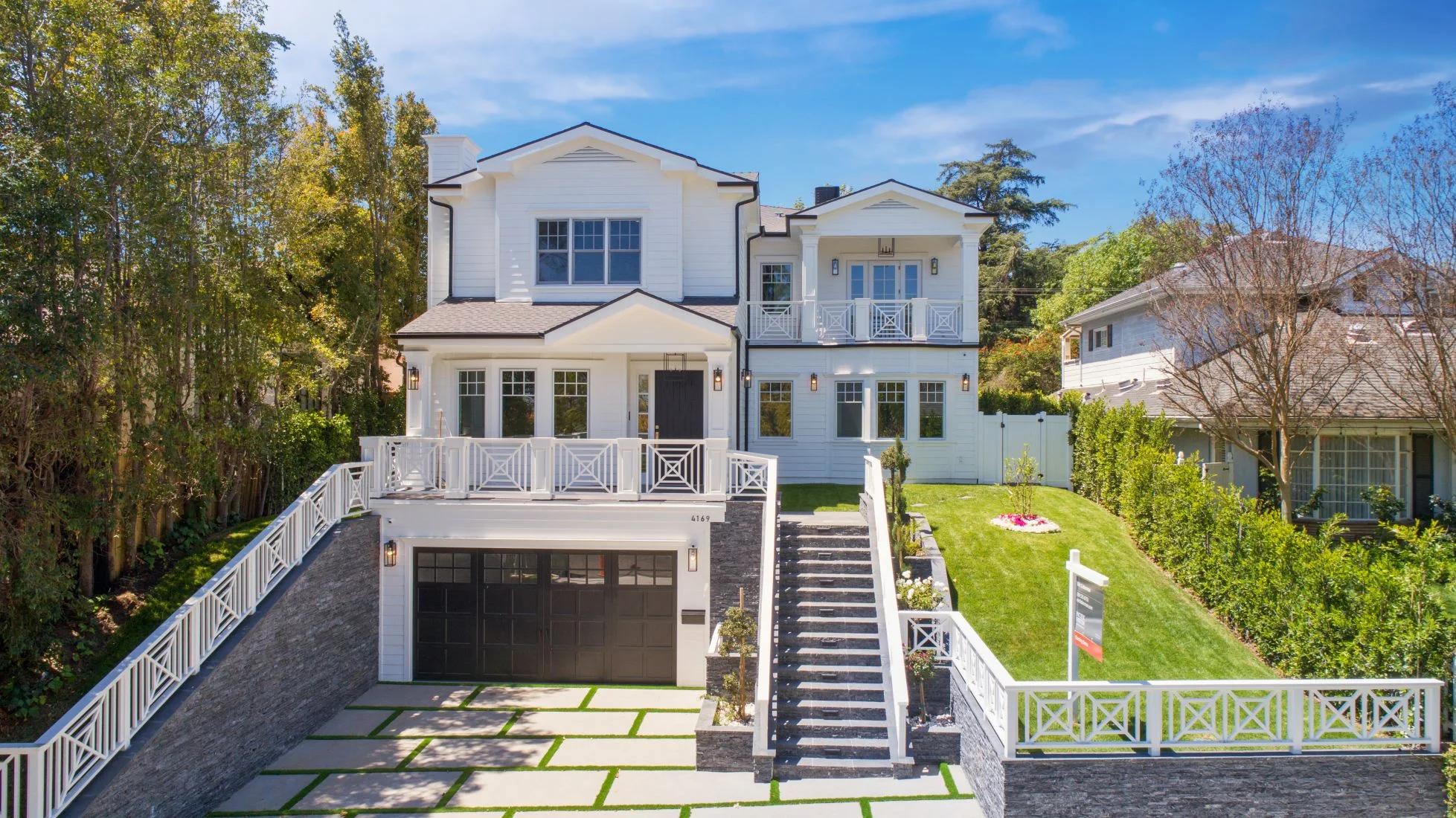 Deep Canyon exterior dusk view