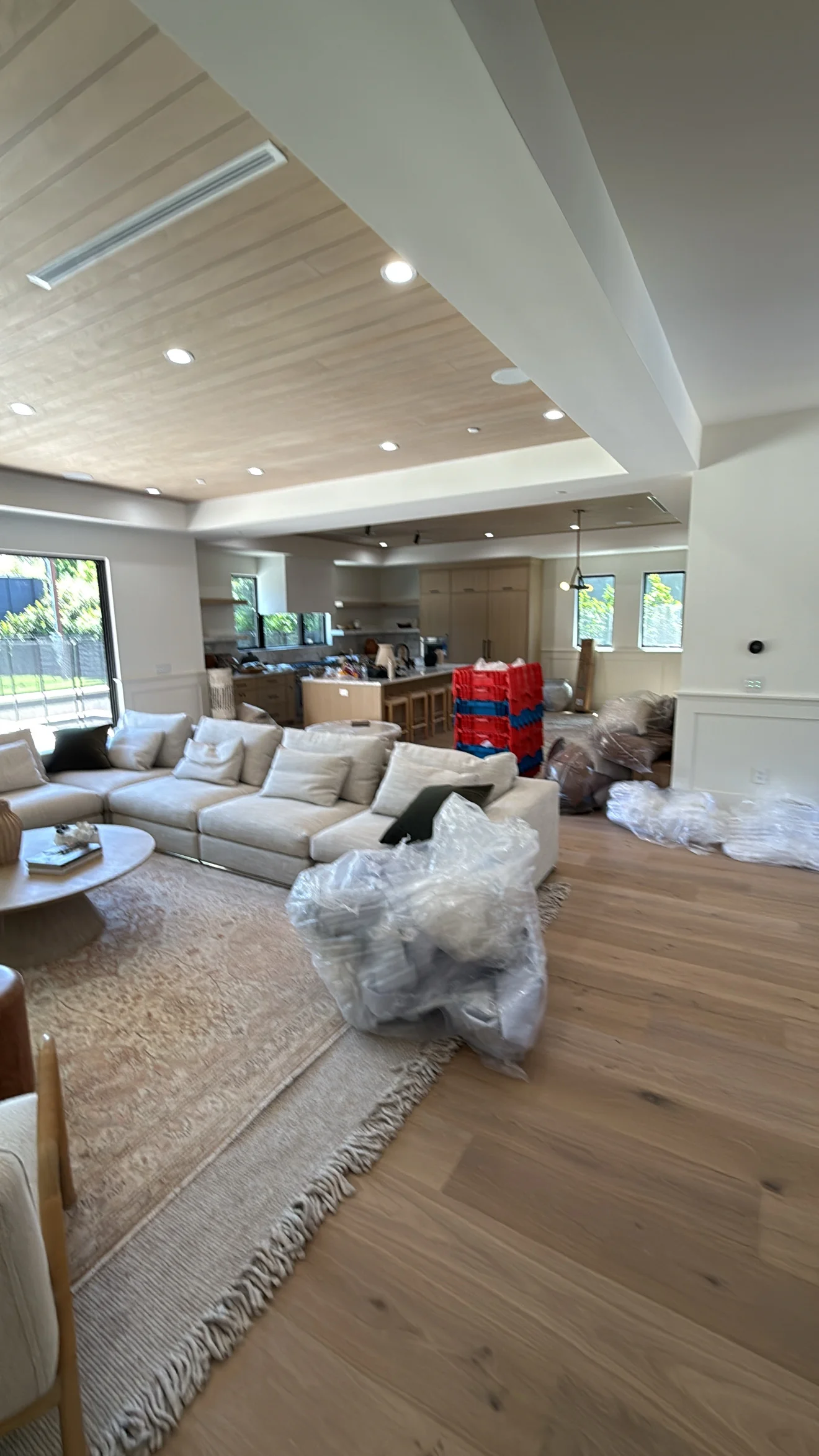 Kitchen with Taj Mahal stone island