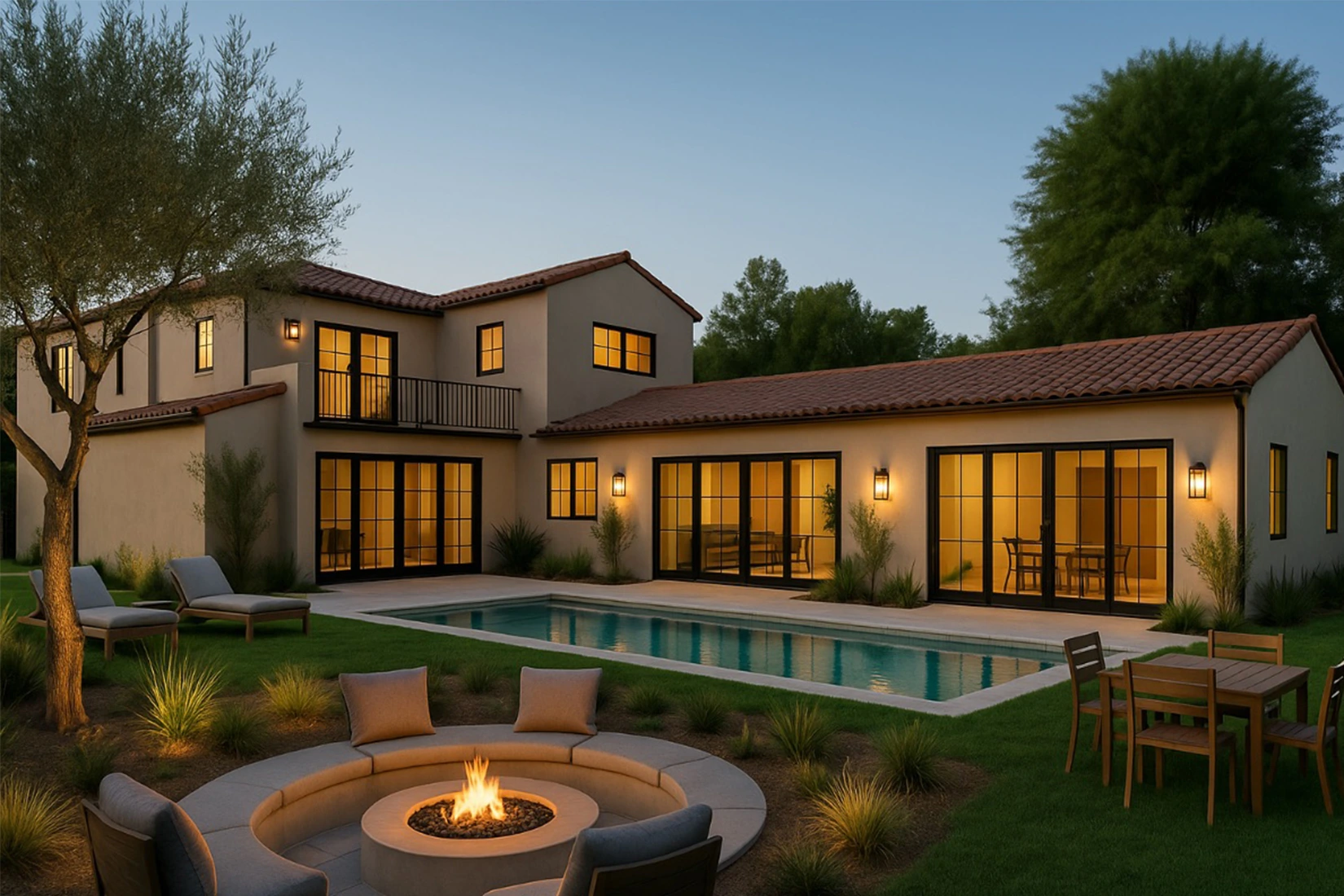 Sierra Bonita Project luxury Spanish Modern custom home in Los Angeles
